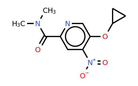 CAS 1243313-27-0 | 5-Cyclopropoxy-N,n-dimethyl-4-nitropicolinamide