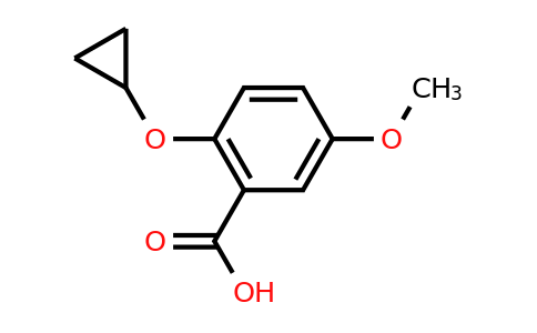 CAS 1243313-29-2 | 2-Cyclopropoxy-5-methoxybenzoic acid
