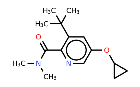 CAS 1243313-31-6 | 3-Tert-butyl-5-cyclopropoxy-N,n-dimethylpicolinamide
