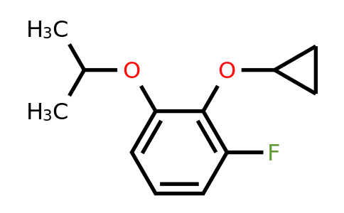 CAS 1243313-32-7 | 2-Cyclopropoxy-1-fluoro-3-isopropoxybenzene
