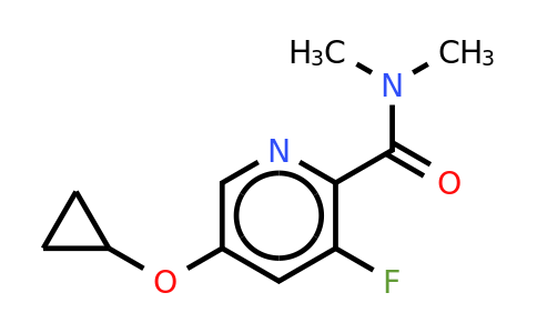 CAS 1243313-33-8 | 5-Cyclopropoxy-3-fluoro-N,n-dimethylpicolinamide