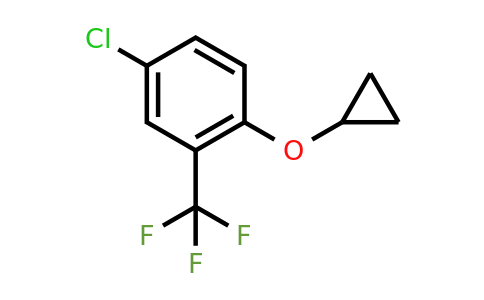 CAS 1243313-35-0 | 4-Chloro-1-cyclopropoxy-2-(trifluoromethyl)benzene