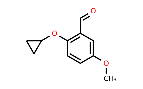 CAS 1243313-36-1 | 2-Cyclopropoxy-5-methoxybenzaldehyde