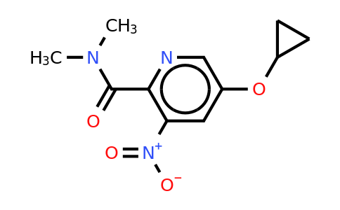 CAS 1243313-37-2 | 5-Cyclopropoxy-N,n-dimethyl-3-nitropicolinamide