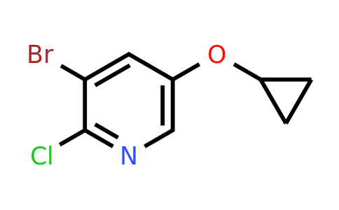 CAS 1243313-40-7 | 3-Bromo-2-chloro-5-cyclopropoxypyridine