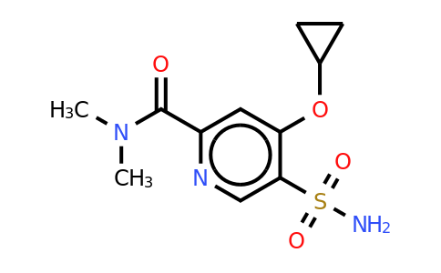 CAS 1243313-43-0 | 4-Cyclopropoxy-N,n-dimethyl-5-sulfamoylpicolinamide