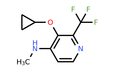 CAS 1243313-44-1 | 3-Cyclopropoxy-N-methyl-2-(trifluoromethyl)pyridin-4-amine