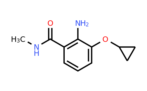 CAS 1243313-51-0 | 2-Amino-3-cyclopropoxy-N-methylbenzamide