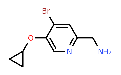 CAS 1243313-52-1 | (4-Bromo-5-cyclopropoxypyridin-2-YL)methanamine