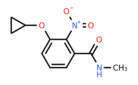 CAS 1243313-53-2 | 3-Cyclopropoxy-N-methyl-2-nitrobenzamide