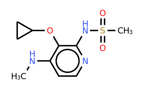 CAS 1243313-55-4 | N-(3-cyclopropoxy-4-(methylamino)pyridin-2-YL)methanesulfonamide
