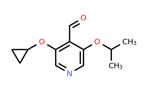 CAS 1243313-60-1 | 3-Cyclopropoxy-5-isopropoxyisonicotinaldehyde
