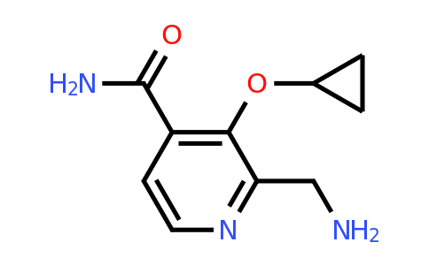 CAS 1243313-63-4 | 2-(Aminomethyl)-3-cyclopropoxyisonicotinamide