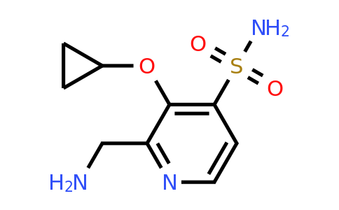 CAS 1243313-67-8 | 2-(Aminomethyl)-3-cyclopropoxypyridine-4-sulfonamide
