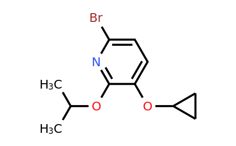 CAS 1243313-72-5 | 6-Bromo-3-cyclopropoxy-2-isopropoxypyridine