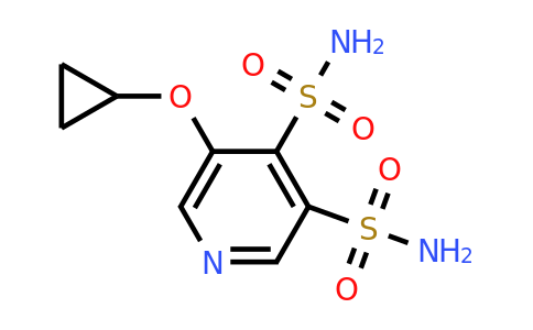 CAS 1243313-77-0 | 5-Cyclopropoxypyridine-3,4-disulfonamide