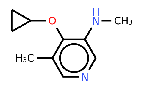 CAS 1243313-79-2 | 4-Cyclopropoxy-N,5-dimethylpyridin-3-amine