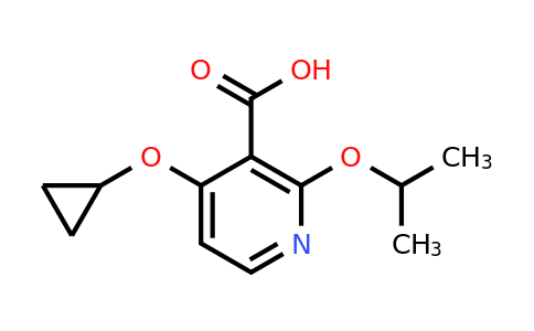 CAS 1243313-80-5 | 4-Cyclopropoxy-2-isopropoxynicotinic acid