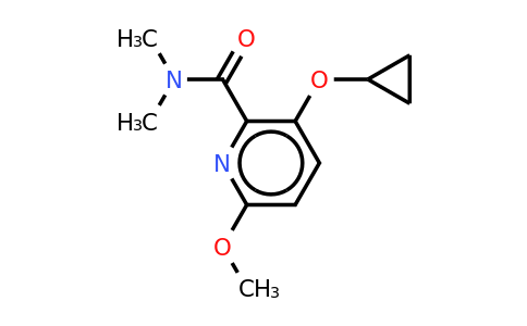 CAS 1243313-83-8 | 3-Cyclopropoxy-6-methoxy-N,n-dimethylpicolinamide
