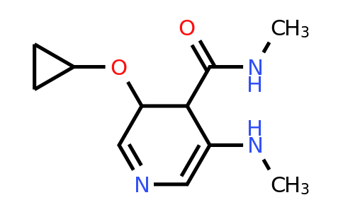CAS 1243313-95-2 | 3-Cyclopropoxy-N-methyl-5-(methylamino)-3,4-dihydropyridine-4-carboxamide
