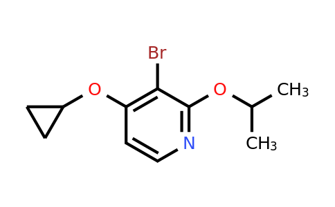 CAS 1243315-72-1 | 3-Bromo-4-cyclopropoxy-2-isopropoxypyridine