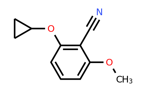 CAS 1243315-73-2 | 2-Cyclopropoxy-6-methoxybenzonitrile