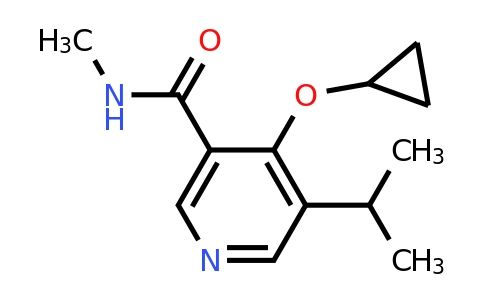 CAS 1243315-75-4 | 4-Cyclopropoxy-5-isopropyl-N-methylnicotinamide