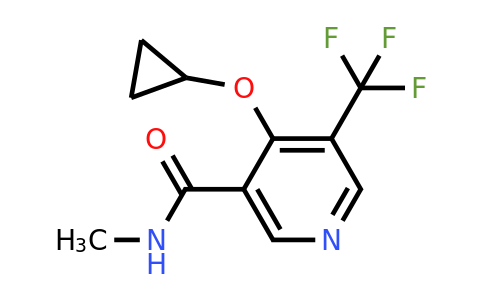 CAS 1243315-76-5 | 4-Cyclopropoxy-N-methyl-5-(trifluoromethyl)nicotinamide