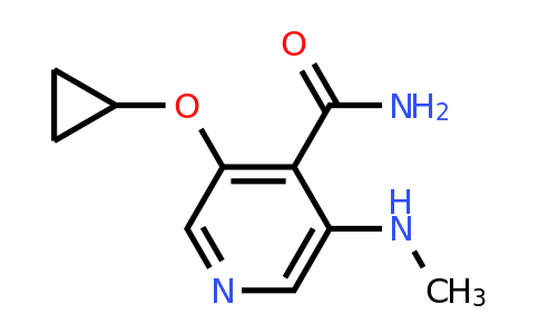 CAS 1243315-78-7 | 3-Cyclopropoxy-5-(methylamino)isonicotinamide