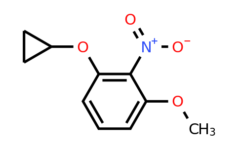 CAS 1243315-82-3 | 1-Cyclopropoxy-3-methoxy-2-nitrobenzene