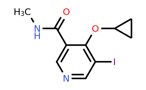 CAS 1243315-84-5 | 4-Cyclopropoxy-5-iodo-N-methylnicotinamide