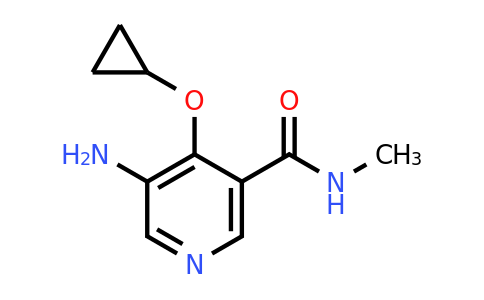 CAS 1243315-86-7 | 5-Amino-4-cyclopropoxy-N-methylnicotinamide