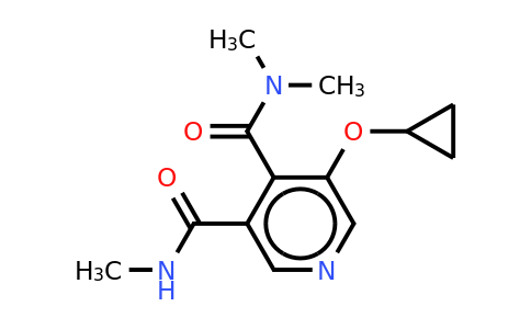 CAS 1243315-90-3 | 5-Cyclopropoxy-N3,N4,N4-trimethylpyridine-3,4-dicarboxamide