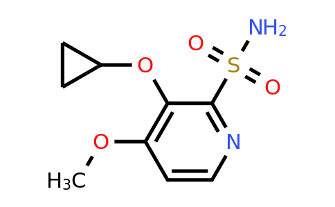 CAS 1243315-92-5 | 3-Cyclopropoxy-4-methoxypyridine-2-sulfonamide