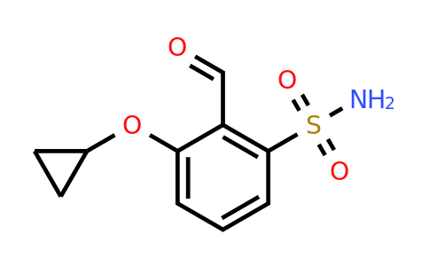 CAS 1243315-93-6 | 3-Cyclopropoxy-2-formylbenzenesulfonamide