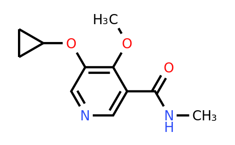 CAS 1243315-95-8 | 5-Cyclopropoxy-4-methoxy-N-methylnicotinamide