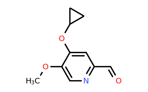 CAS 1243315-96-9 | 4-Cyclopropoxy-5-methoxypicolinaldehyde