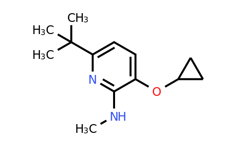 CAS 1243315-97-0 | 6-Tert-butyl-3-cyclopropoxy-N-methylpyridin-2-amine