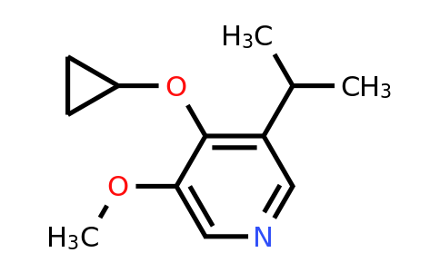 CAS 1243315-99-2 | 4-Cyclopropoxy-3-isopropyl-5-methoxypyridine