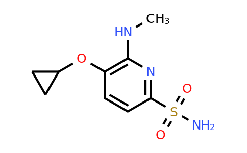 CAS 1243316-01-9 | 5-Cyclopropoxy-6-(methylamino)pyridine-2-sulfonamide