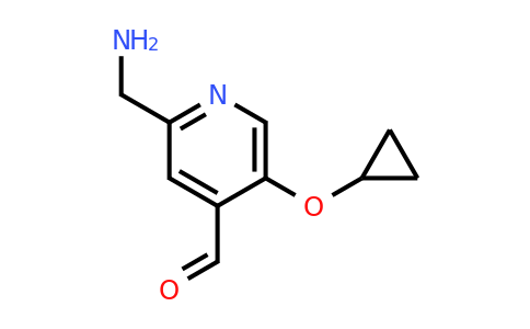 CAS 1243316-04-2 | 2-(Aminomethyl)-5-cyclopropoxyisonicotinaldehyde