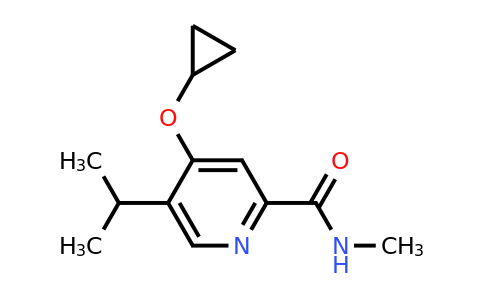 CAS 1243316-07-5 | 4-Cyclopropoxy-5-isopropyl-N-methylpicolinamide