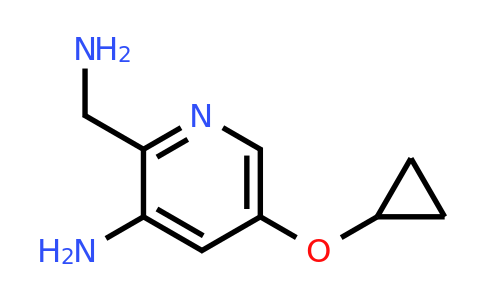 CAS 1243316-08-6 | 2-(Aminomethyl)-5-cyclopropoxypyridin-3-amine