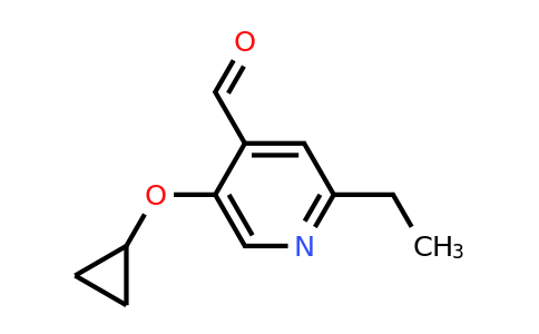 CAS 1243316-10-0 | 5-Cyclopropoxy-2-ethylisonicotinaldehyde