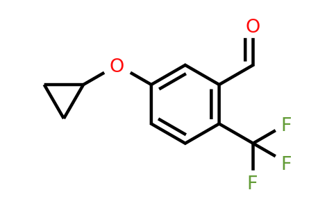 CAS 1243316-11-1 | 5-Cyclopropoxy-2-(trifluoromethyl)benzaldehyde