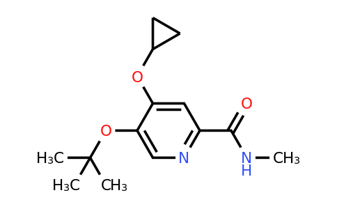 CAS 1243316-12-2 | 5-Tert-butoxy-4-cyclopropoxy-N-methylpicolinamide