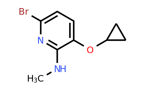 CAS 1243316-16-6 | 6-Bromo-3-cyclopropoxy-N-methylpyridin-2-amine