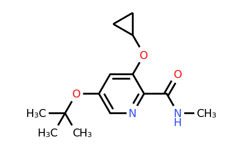 CAS 1243316-17-7 | 5-Tert-butoxy-3-cyclopropoxy-N-methylpicolinamide