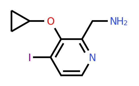 CAS 1243316-18-8 | (3-Cyclopropoxy-4-iodopyridin-2-YL)methanamine