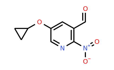 CAS 1243316-19-9 | 5-Cyclopropoxy-2-nitronicotinaldehyde